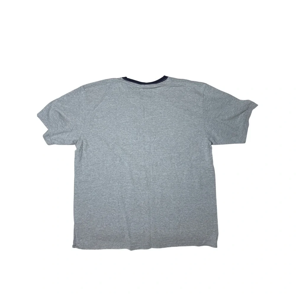Vintage Y2K Levi's Red Tab Ringer T Shirt Men's XL Gray Navy Script Logo